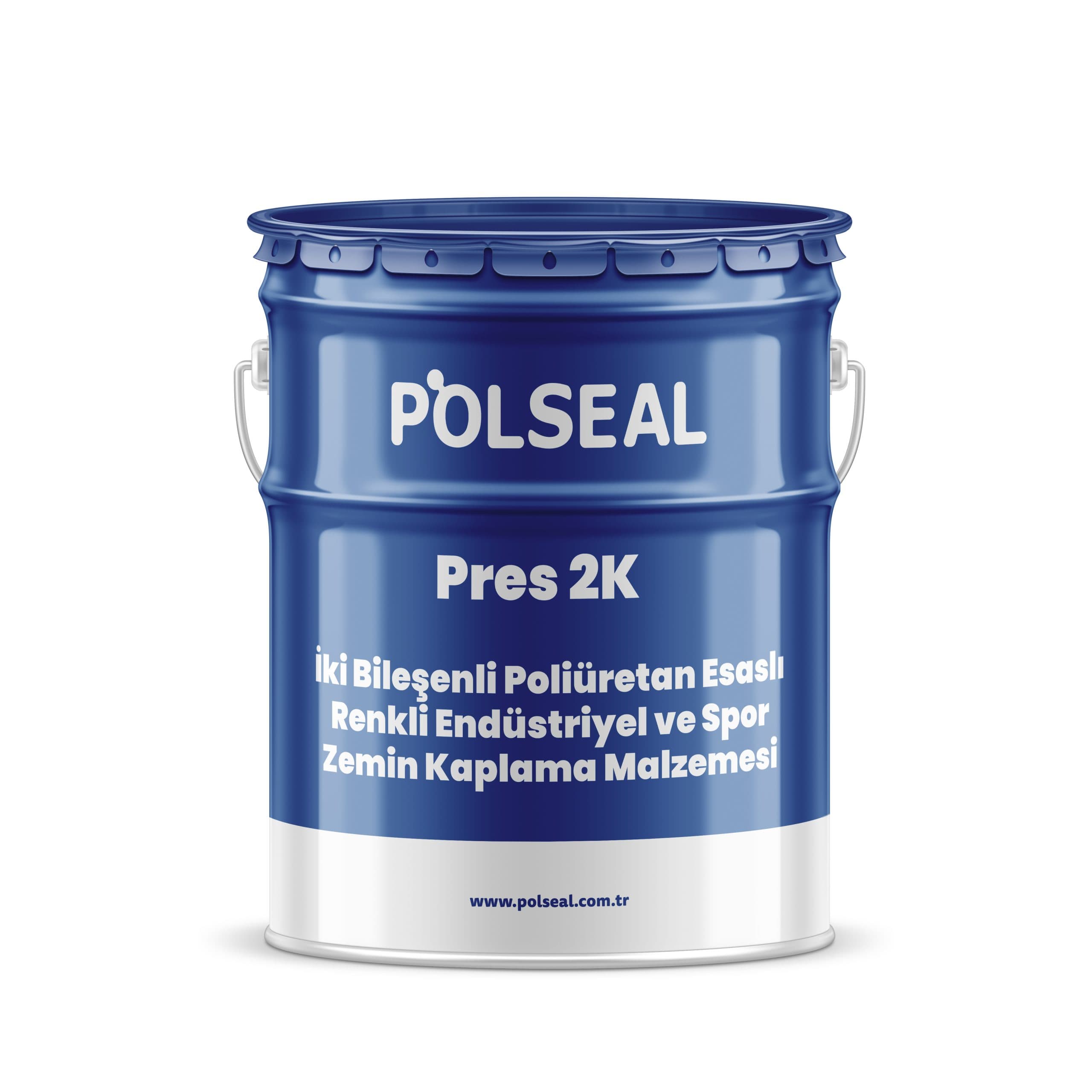 Polseal PRES 2K İki Bileşenli Poliüretan Esaslı Esnek Renkli Endüstriyel ve Spor Zemin Kaplama Malzemesi